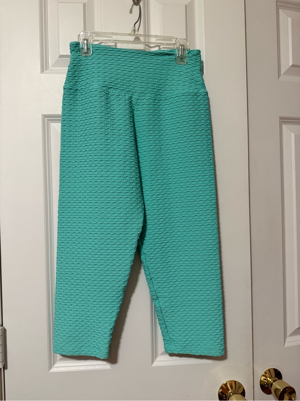 Booty by Brabants Teal Textured Leggings